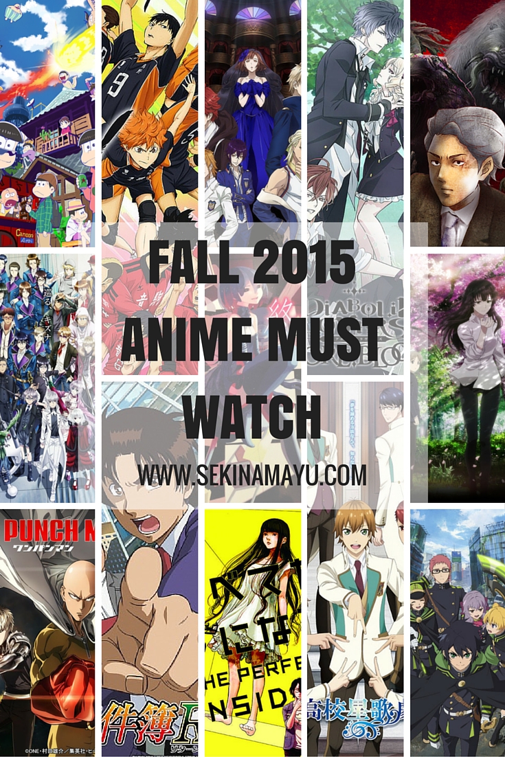 My Fall 2016 Anime Must-Watch List (Add Them in Your List!)