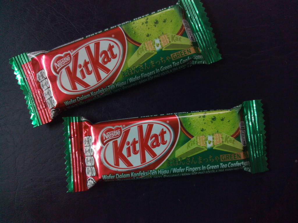My first impression about Kit Kat Green Tea