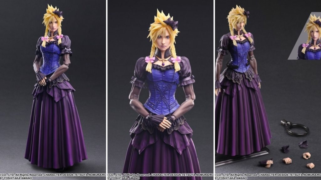 Final Fantasy VII Remake Play Arts Kai Cloud Dress Ver Blog Banner